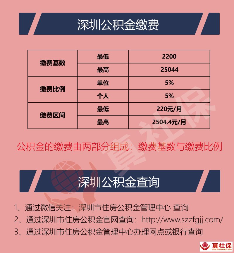 深圳住房公积金缴费明细