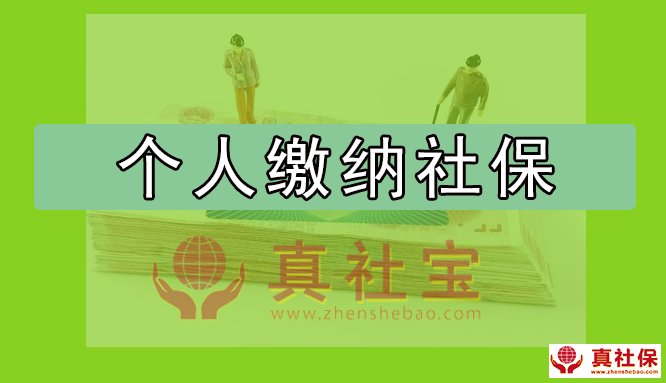 个人缴纳社保