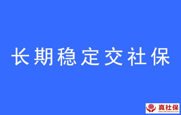 长期稳定挂靠社保