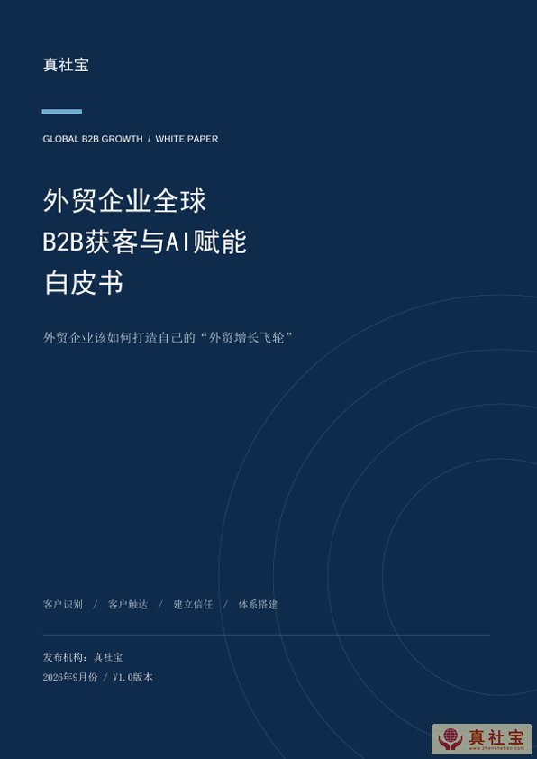 外贸企业全球B2B获客与AI赋能白皮书